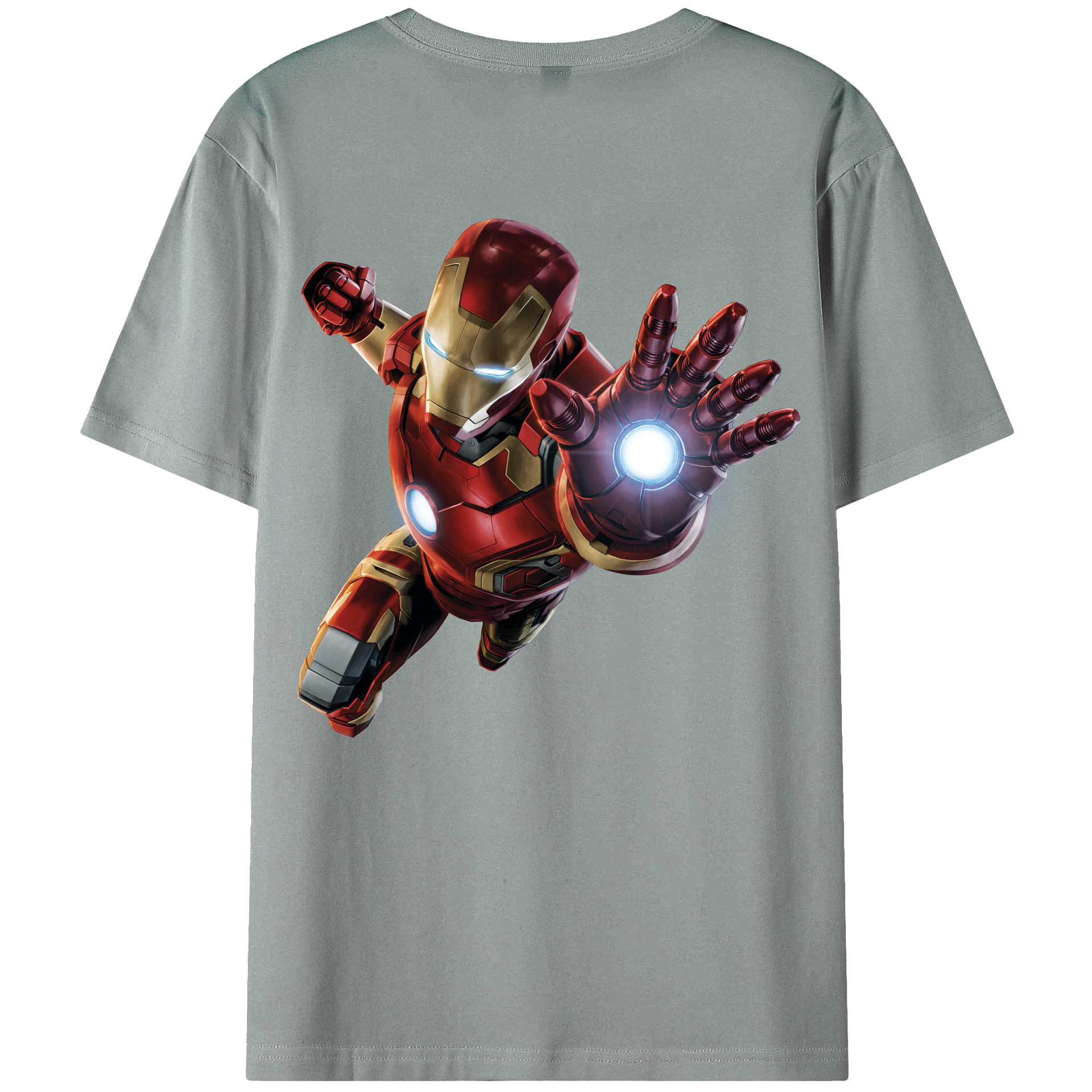 （画像用） アベンジャーズ The Avengers 綿100％ メンズ半袖Tシャツ（バックプリント） 通気性